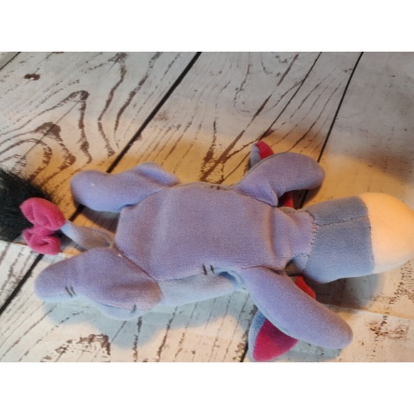 Eeyore beany plush stuffed animal embroidered eyes - Picture 4 of 5